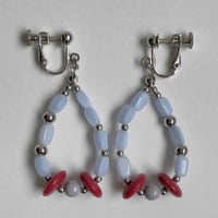 静寂と情熱が溶け合う、カラーパレット ピアス/イヤリング＿限定1点