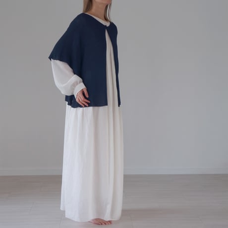 ◆ネイビーブルー、レザーブラウンはラスト一点◆Atik[アティク] ジャケット風カーディガン / 多色展開