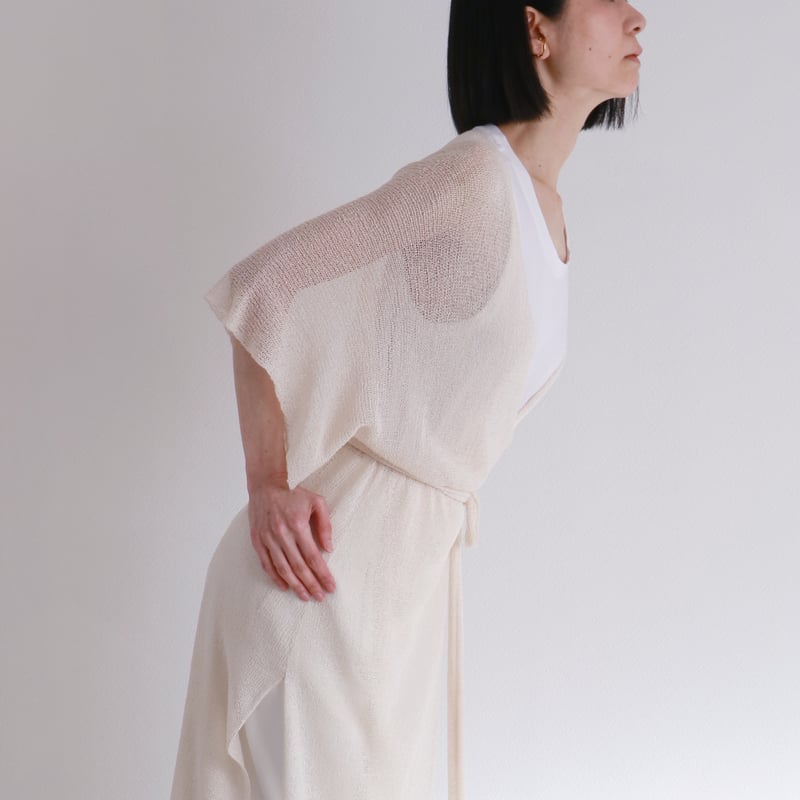 ◇即納◇Ascella[アスケラ] ロングカバーカーディガン / ブラック