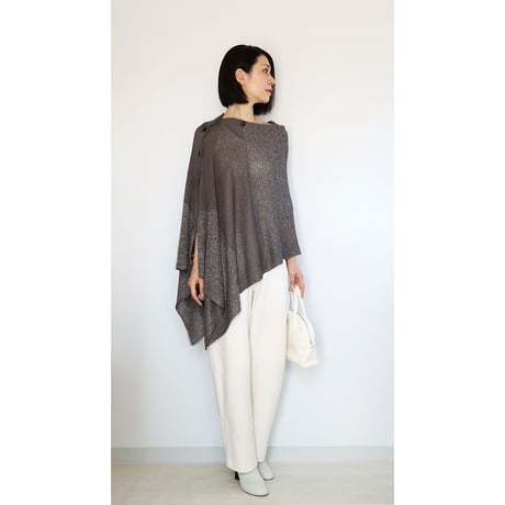 ◆ グレー・ベージュはラスト一点◆Alshain[アルシャイン] ストール・ポンチョ / 多色展開