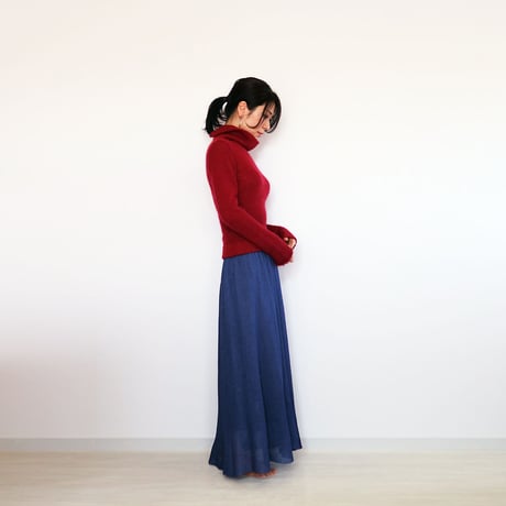 ◆ラスト1点◆Matar[マタル] シルクモヘア・トップス2 / グレー系1 / Mサイズ