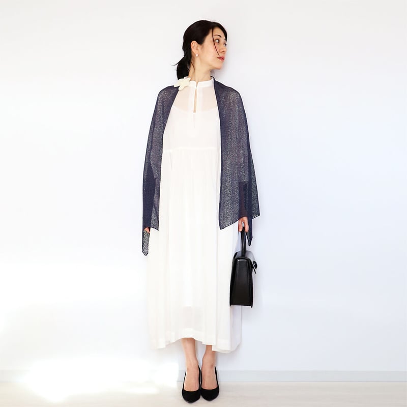 <新品未使用品> アドーア ノベルティ 2way ストール ブラック Fサイズ フェンディ FENDI ストール マフラー FFロゴ ブラック