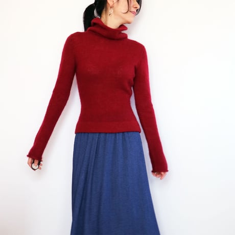 ◆ラスト1点◆Matar[マタル] シルクモヘア・トップス2 / グレー系1 / Mサイズ