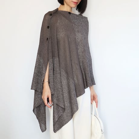 ◆ グレー・ベージュはラスト一点◆Alshain[アルシャイン] ストール・ポンチョ / 多色展開