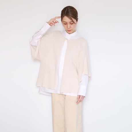 ◆ネイビーブルー、レザーブラウンはラスト一点◆Atik[アティク] ジャケット風カーディガン / 多色展開