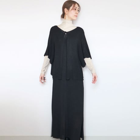 ◆ネイビーブルー、レザーブラウンはラスト一点◆Atik[アティク] ジャケット風カーディガン / 多色展開