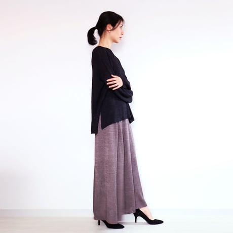 ◆ラスト1点◆Serpens[セルペンス] フレアスカート / グレー・ベージュ