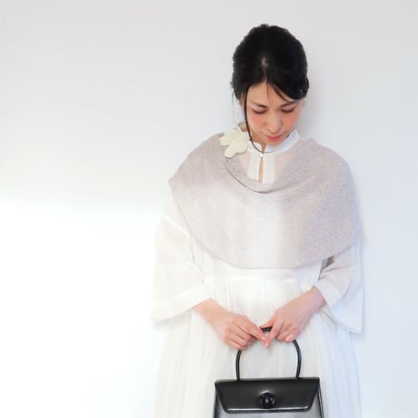 Almak[アルマク] 部分ラメ・スヌードケープ3 / 多色展開