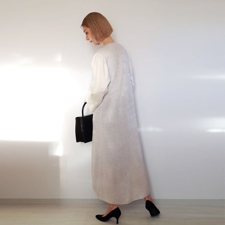 ◆即納◆Gacrux[ガクルックス] 4 WAY ワンピース / アイシー・グレー / Mサイズ