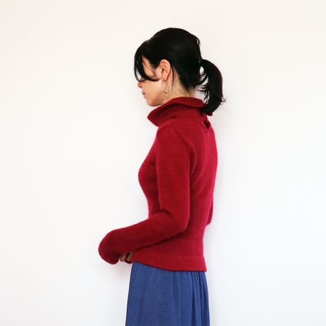 ◆ラスト1点◆Matar[マタル] シルクモヘア・トップス2 / グレー系1 / Mサイズ