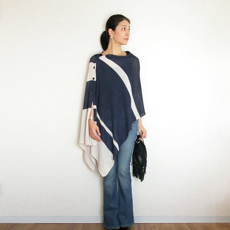 ◆ グレー・ベージュはラスト一点◆Alshain[アルシャイン] ストール・ポンチョ / 多色展開