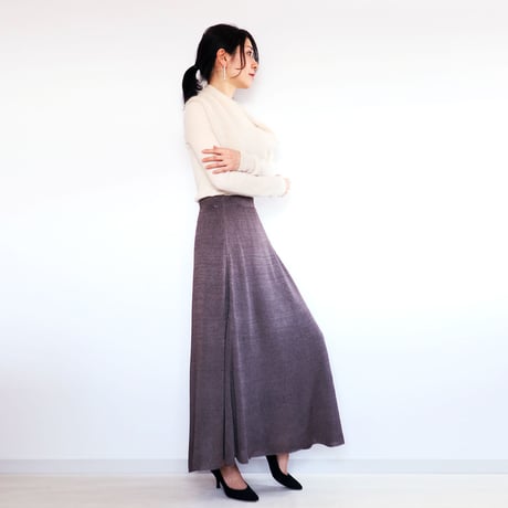 ◆ラスト1点◆Serpens[セルペンス] フレアスカート / グレー・ベージュ