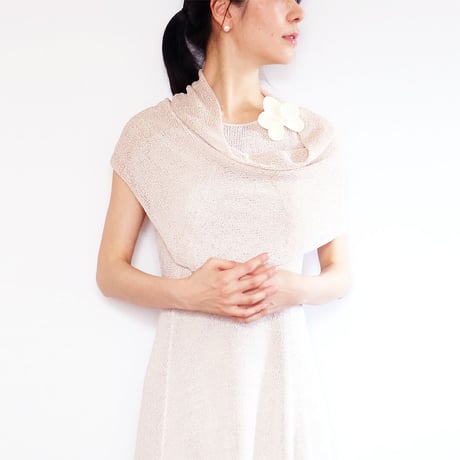 Almak[アルマク] 部分ラメ・スヌードケープ3 / 多色展開