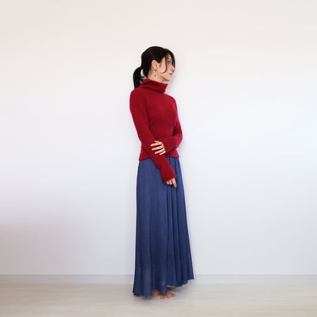 ◆ラスト1点◆Matar[マタル] シルクモヘア・トップス2 / グレー系1 / Mサイズ