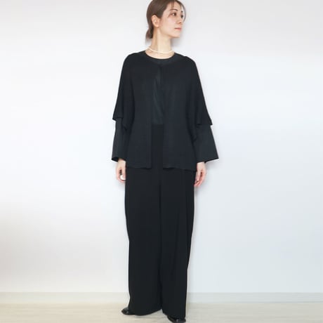 ◆ネイビーブルー、レザーブラウンはラスト一点◆Atik[アティク] ジャケット風カーディガン / 多色展開