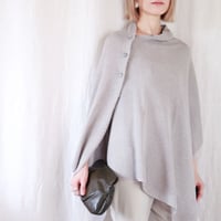 ◆ グレー・ベージュはラスト一点◆Alshain[アルシャイン] ストール・ポンチョ / 多色展開