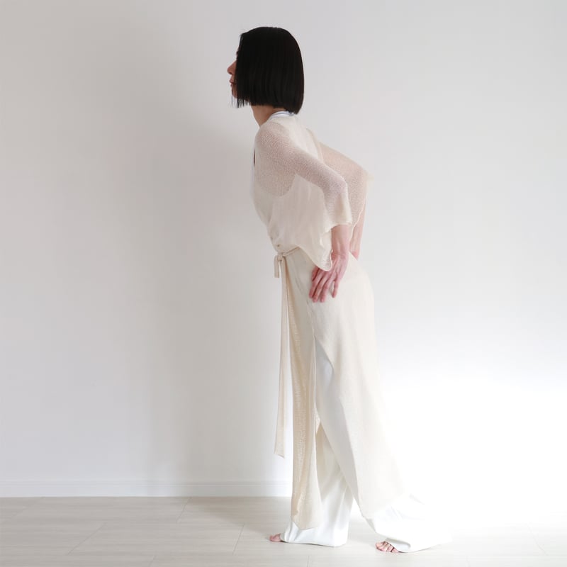 ◇即納◇Ascella[アスケラ] ロングカバーカーディガン / ブラック