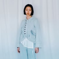 ヘビーオンスデニムショートジャケット