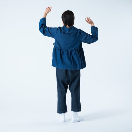 ヘビーオンスデニムカシュクールバイオウオッシュ