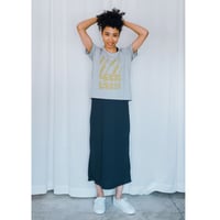 UネックバインダーTシャツ