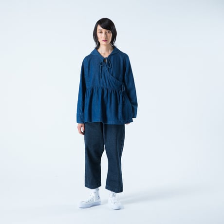 ヘビーオンスデニムカシュクールバイオウオッシュ