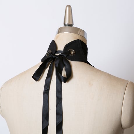 【SALE】フリンジーチョーカー／111-0001（B.ブラック）