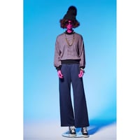 223P071  ライン入りワイドパンツ