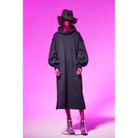 223O069 変形フードロングワンピース