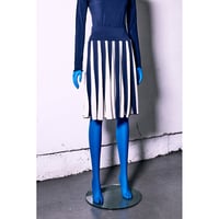 243K067 バイカラー32枚接ぎフレアスカート
