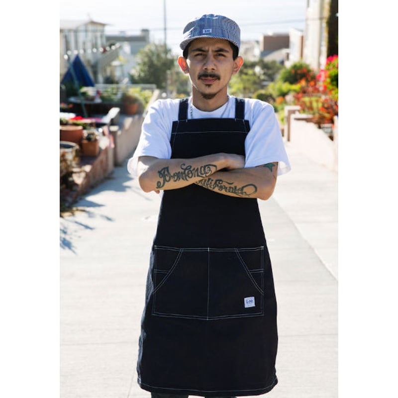 Lee】BIB APRON(Indigo Navy )/胸当てエプロン(インディゴネイビー)...