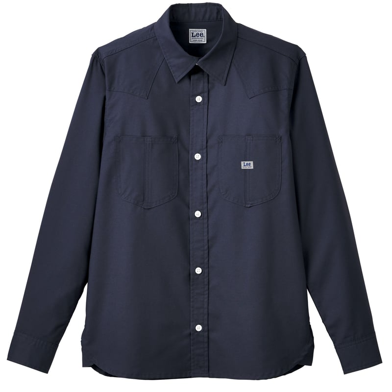 ArakiYuu ネイビー 長袖シャツ CHOYA URBAN STYLE カジュアル