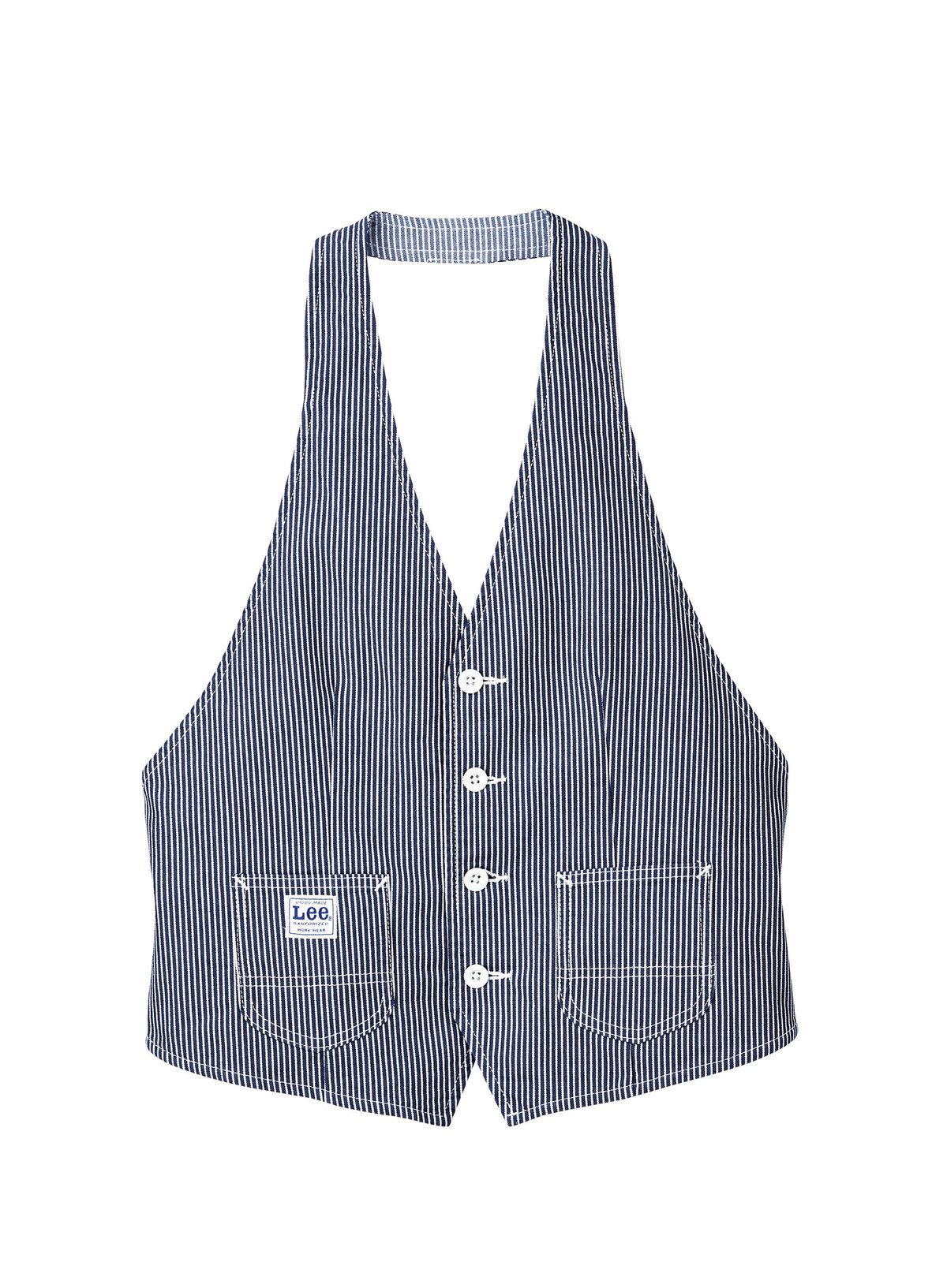 【Lee】CUMMER VEST(White×Blue)/カマーベスト(ホワイト×ブルー)