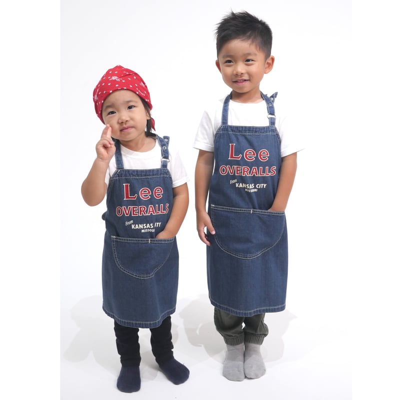 FEILER ハイジ　キッズエプロン 新品◎FEILERキッズエプロン ハイジ エプロン HE-231374(ネイビー