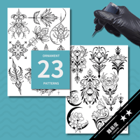 デザイン転写紙多数 ポーセラーツ 転写紙 柄 CHINOISERIE(シノワズリ) ブルー