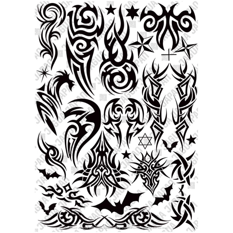 デザイン転写紙8,9【トライバルセット】2P | JAGUA JAPAN｜(株) 栗清