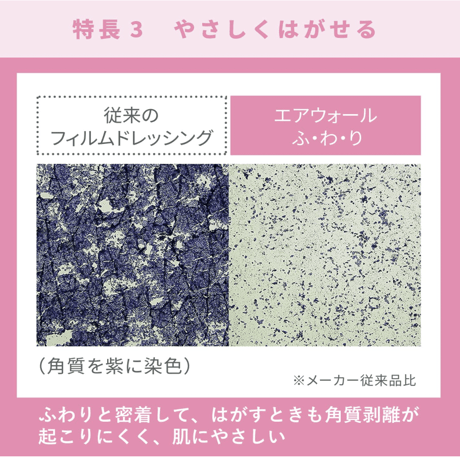 【ジャグアタトゥー保護テープ】skinix エアウォール ふ･わ･り　50mm×12m