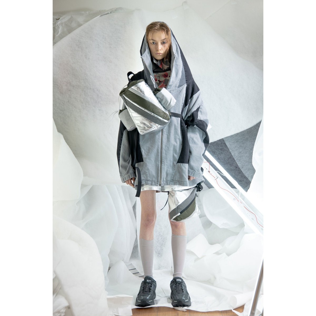 BALMUNG ダブルポケットリュック（銀） | freestylefree