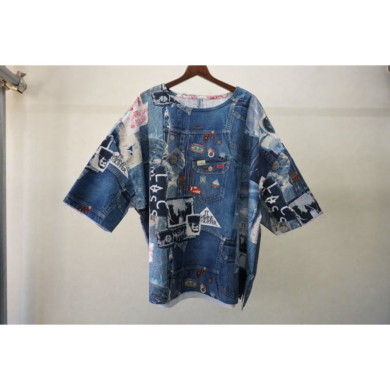 JUVENILE HALL ROLLCALL ビッグTシャツ（カスタマイズドデニム