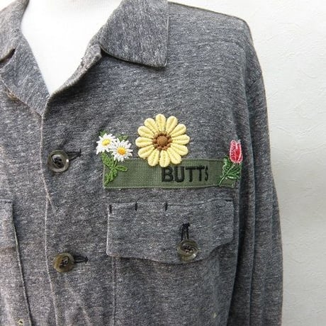 gilet　アーミーフラワーシャツ