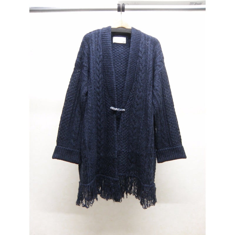 bedsidedrama ラプンツェルニットコート(紺) | freestylefree