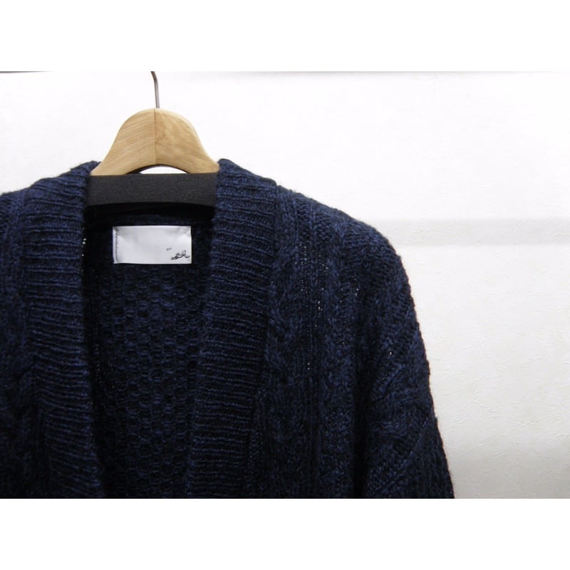 bedsidedrama ラプンツェルニットコート(紺) | freestylefree