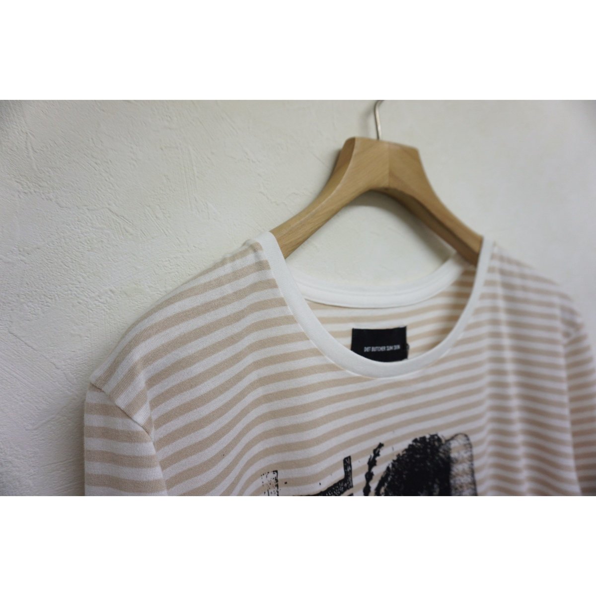DIET BUTCHER SLIM SKIN ボーダープリントTシャツ | freestyle