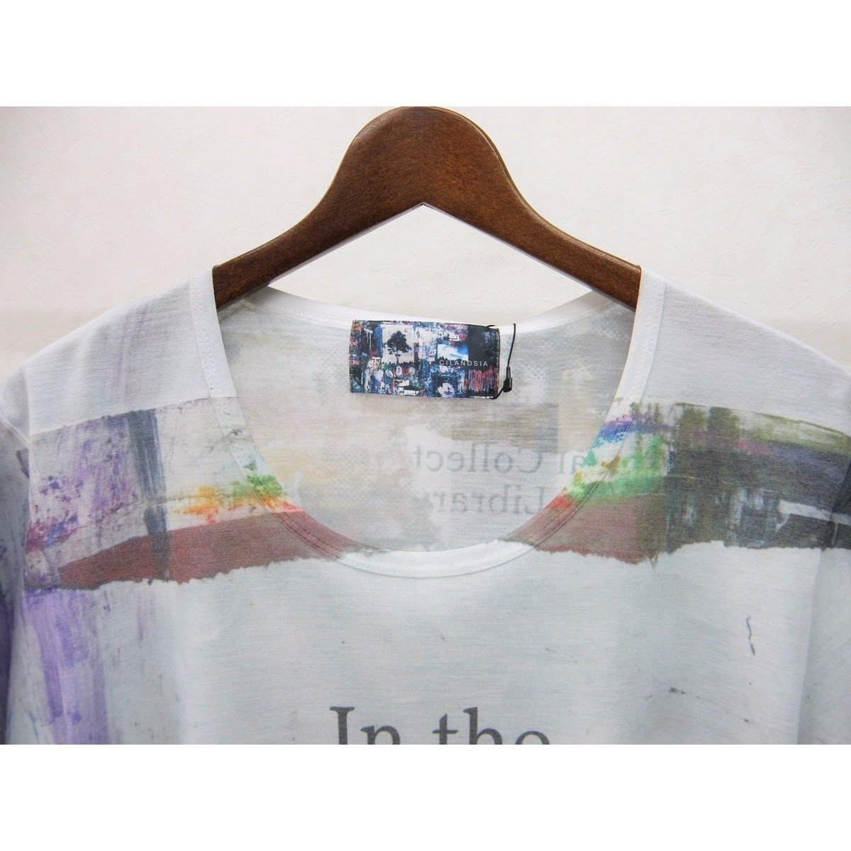 ♪新品未使用♪2018ss♪CILANDSIA♪プリントシャツ♪ CILANDSIA SALE チランドシア Tシャツ プリント 総柄 半袖