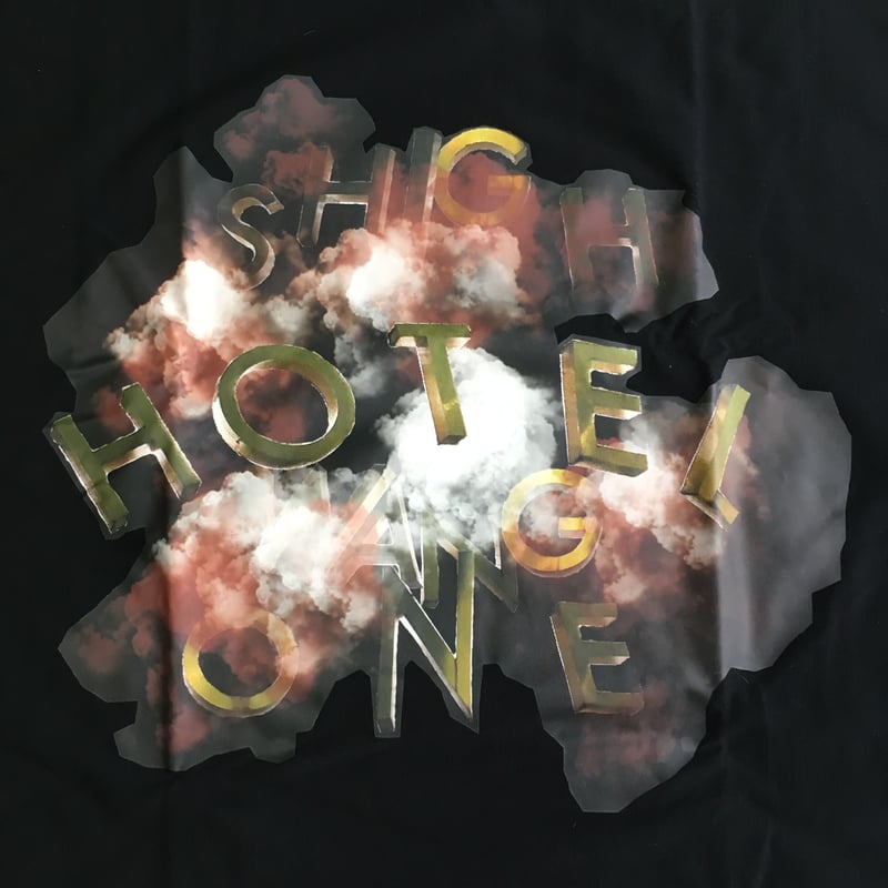 BALMUNG グラフィックプリントビッグTシャツ BALMUNG プリントビッグTシャツ（黒・HOTEL） | freestylefree