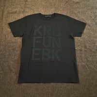 KROFUNE　stenciled BK　LOGO Tee