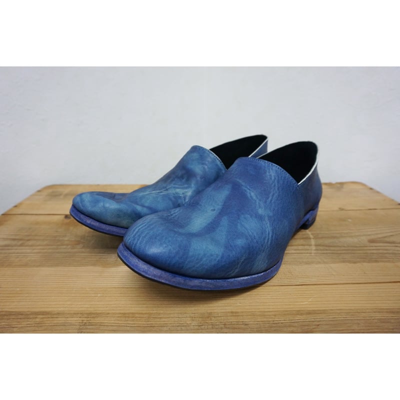 portaille ラフスリッポン(ステアハードワックス・藍染) | freestylefree