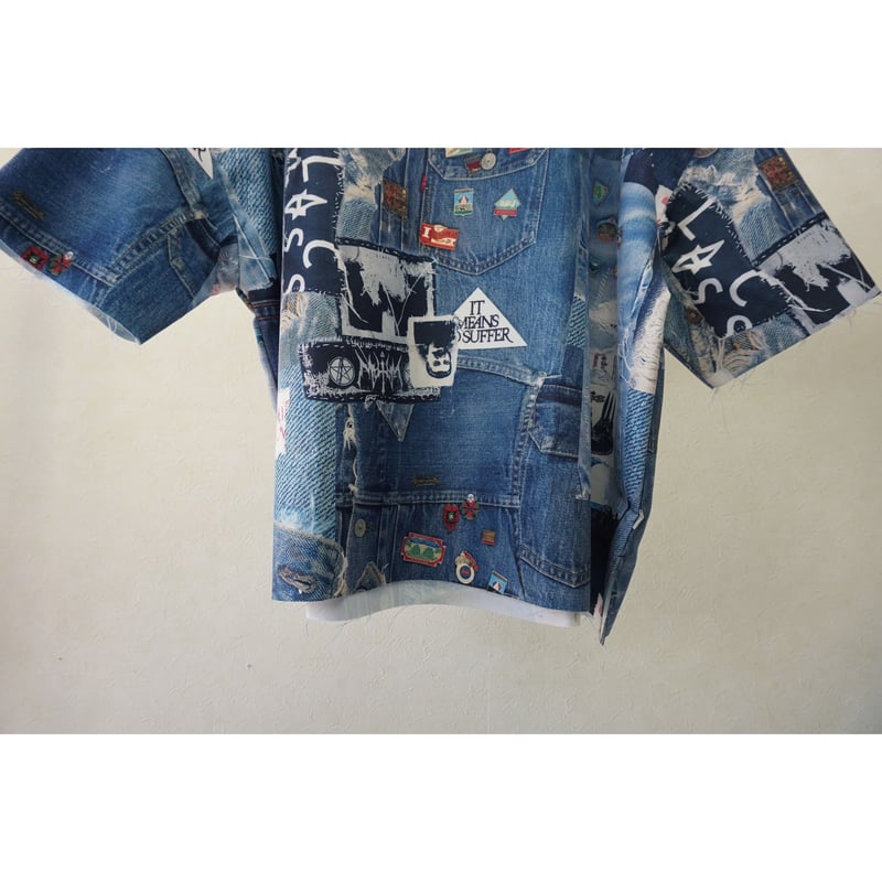 JUVENILE HALL ROLLCALL ビッグTシャツ（カスタマイズドデニム