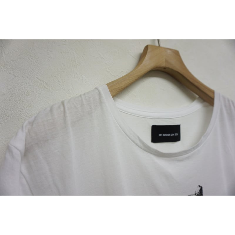 DIET BUTCHER SLIM SKIN ノーカラー シャツ セットアップ DIET BUTCHER SLIM SKIN 麻のロングシャツ | freestylefree