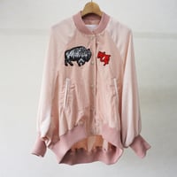 bedsidedrama　POWWOWスタジアムブルゾン（PINK）