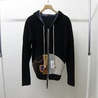 gilet ジップアップパーカー